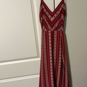 Lulus Red Midi Dress